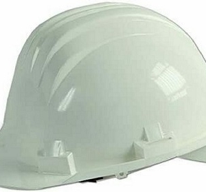 casco di protezione antinfortunistica per cantieri bianco